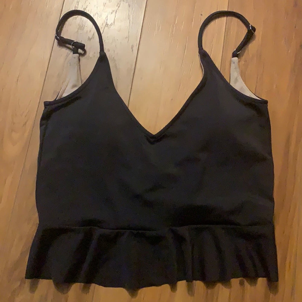 Kortni Jeane black scoop back bathing suit top